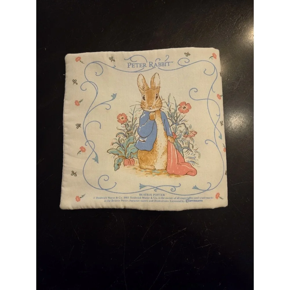 Vintage Beatrix Potter Peter Rabbits ABC Cloth Baby‎ Book